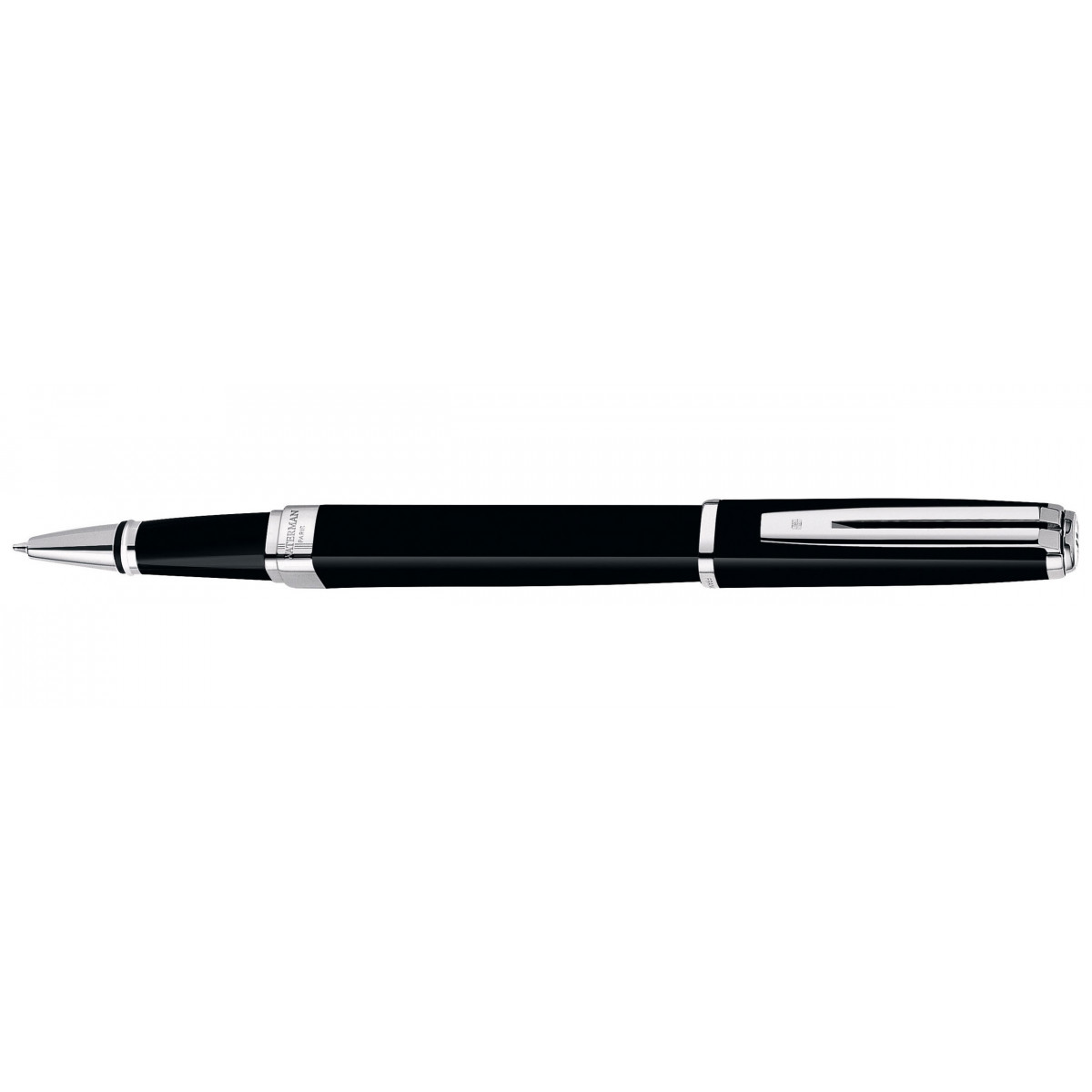 Ручка-роллер Waterman Exception Slim Black ST, S0637070 Ручка-роллер Waterman Exception Slim Black ST, артикул S0637070. Фото 1