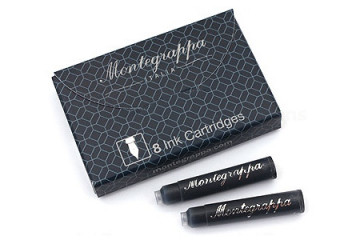 Картриджи с чернилами (8 шт) для перьевой ручки Montegrappa черный