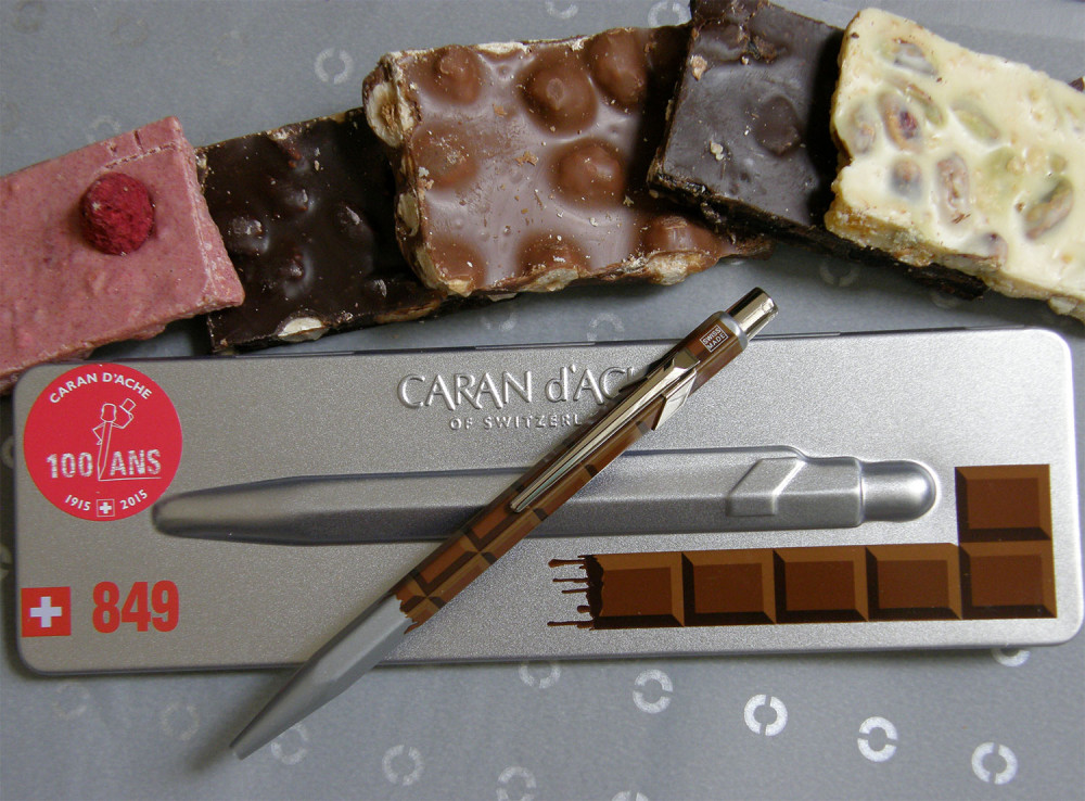 Шариковая ручка Caran d'Ache Office 849 Swiss Chocolate, артикул 849.752. Фото 4
