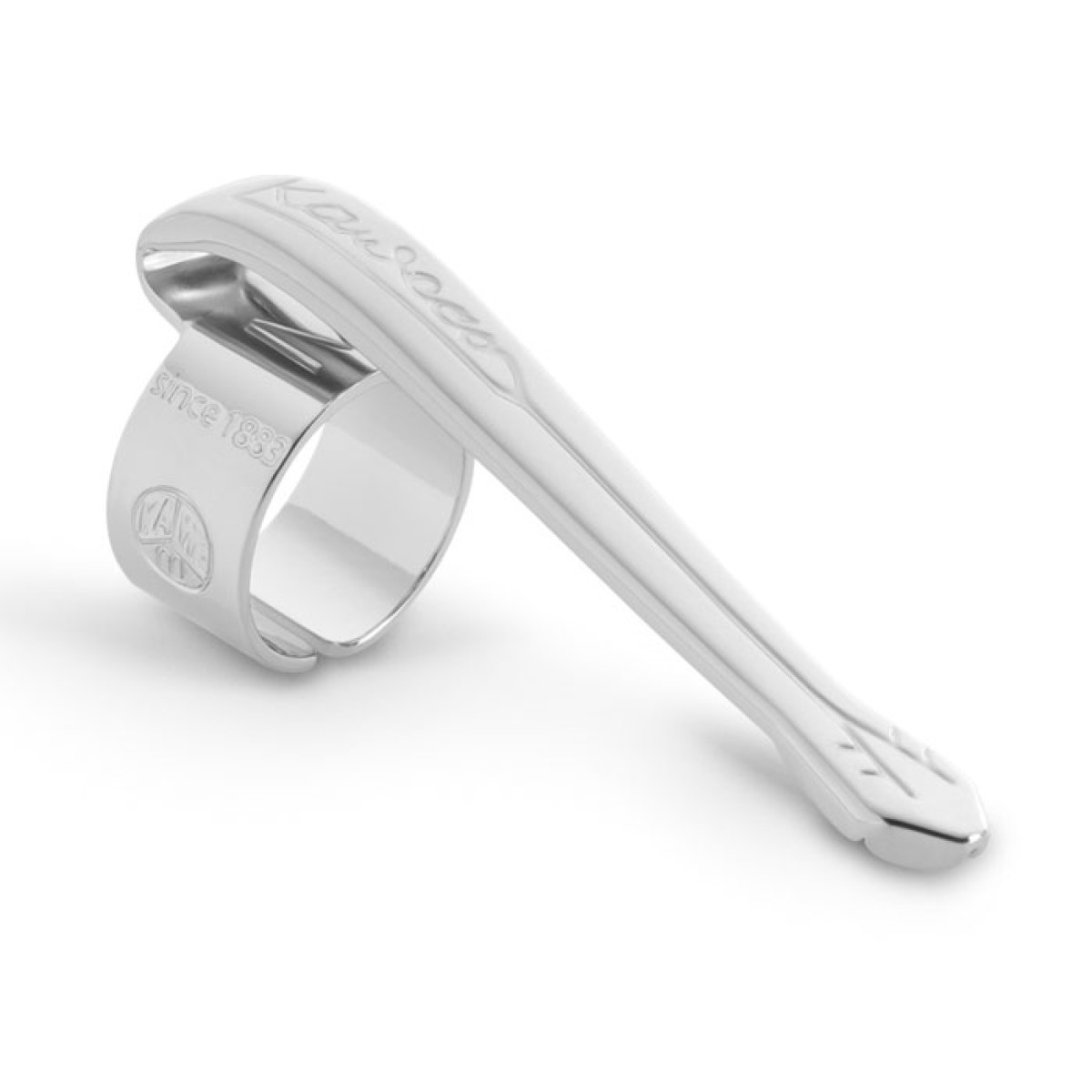 Клип Nostalgic для перьевых ручек Kaweco Liliput хромированный, артикул 11000302. Фото 1