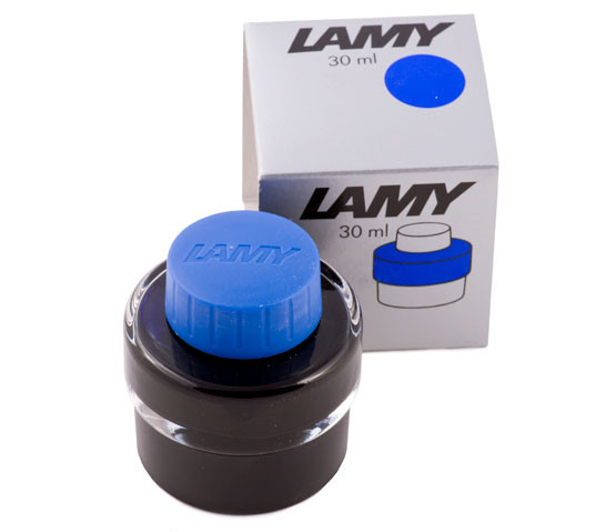 Флакон с чернилами Lamy T51 для перьевой ручки синий 30 мл, артикул 1608927. Фото 2
