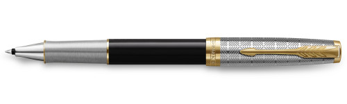 Ручка-роллер Parker Sonnet Premium Metal & Black Lacquer GT