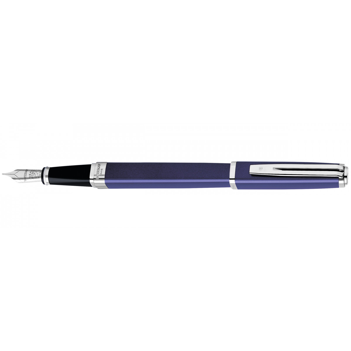 Перьевая ручка Waterman Exception Slim Blue ST, S0637090 Перьевая ручка Waterman Exception Slim Blue ST, артикул S0637090. Фото 1