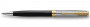 Шариковая ручка Parker Sonnet Premium Metal & Black Lacquer GT