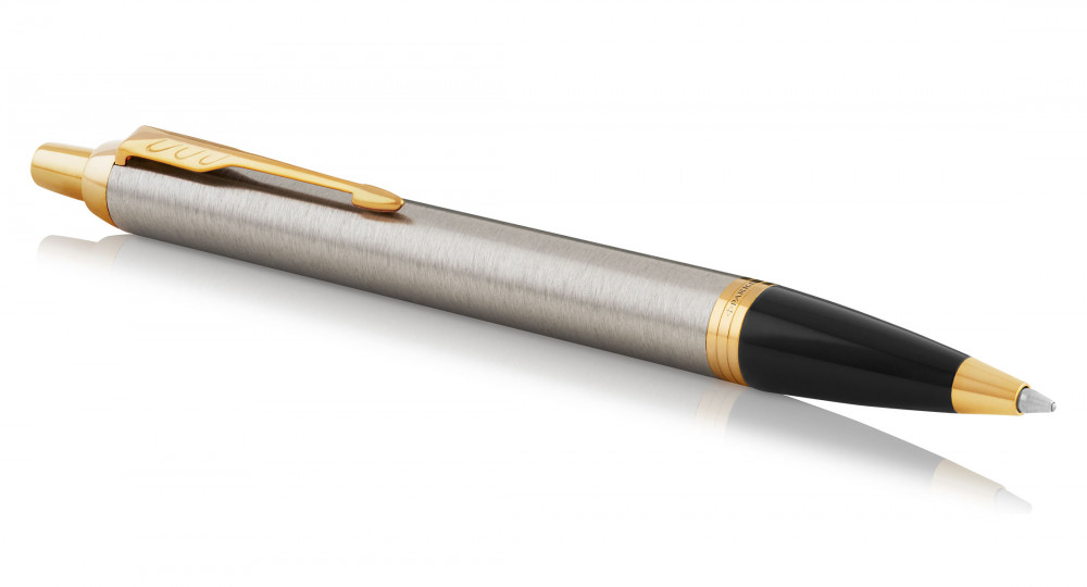 Шариковая ручка Parker IM Core Brushed Metal GT, артикул 1931670. Фото 2