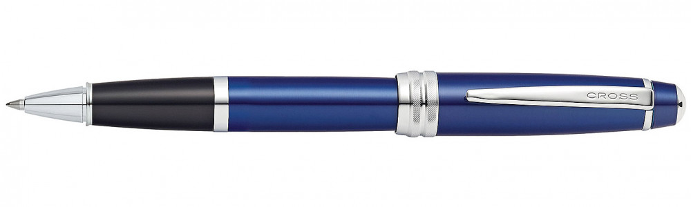 Ручка-роллер Cross Bailey Blue Lacquer, артикул AT0455-12. Фото 1