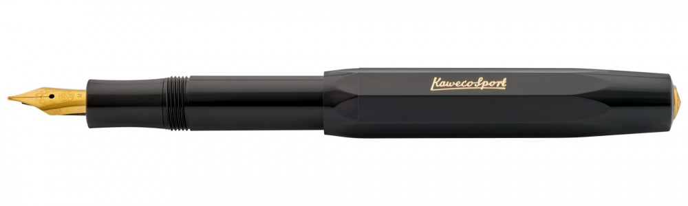Перьевая ручка Kaweco Classic Sport Black, артикул 10000044. Фото 1