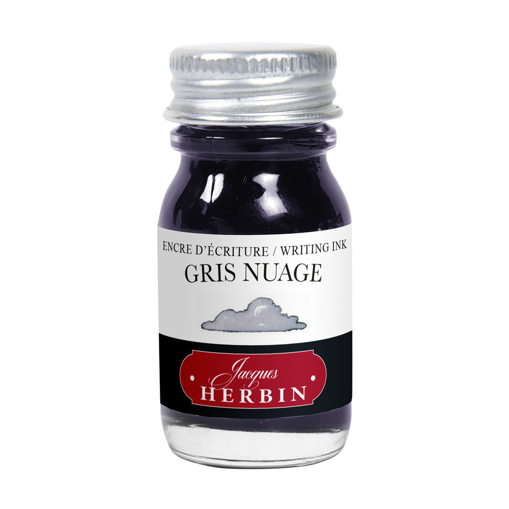 Флакон с чернилами Herbin Gris nuage (светло-серый) 10 мл, артикул 11508T. Фото 1