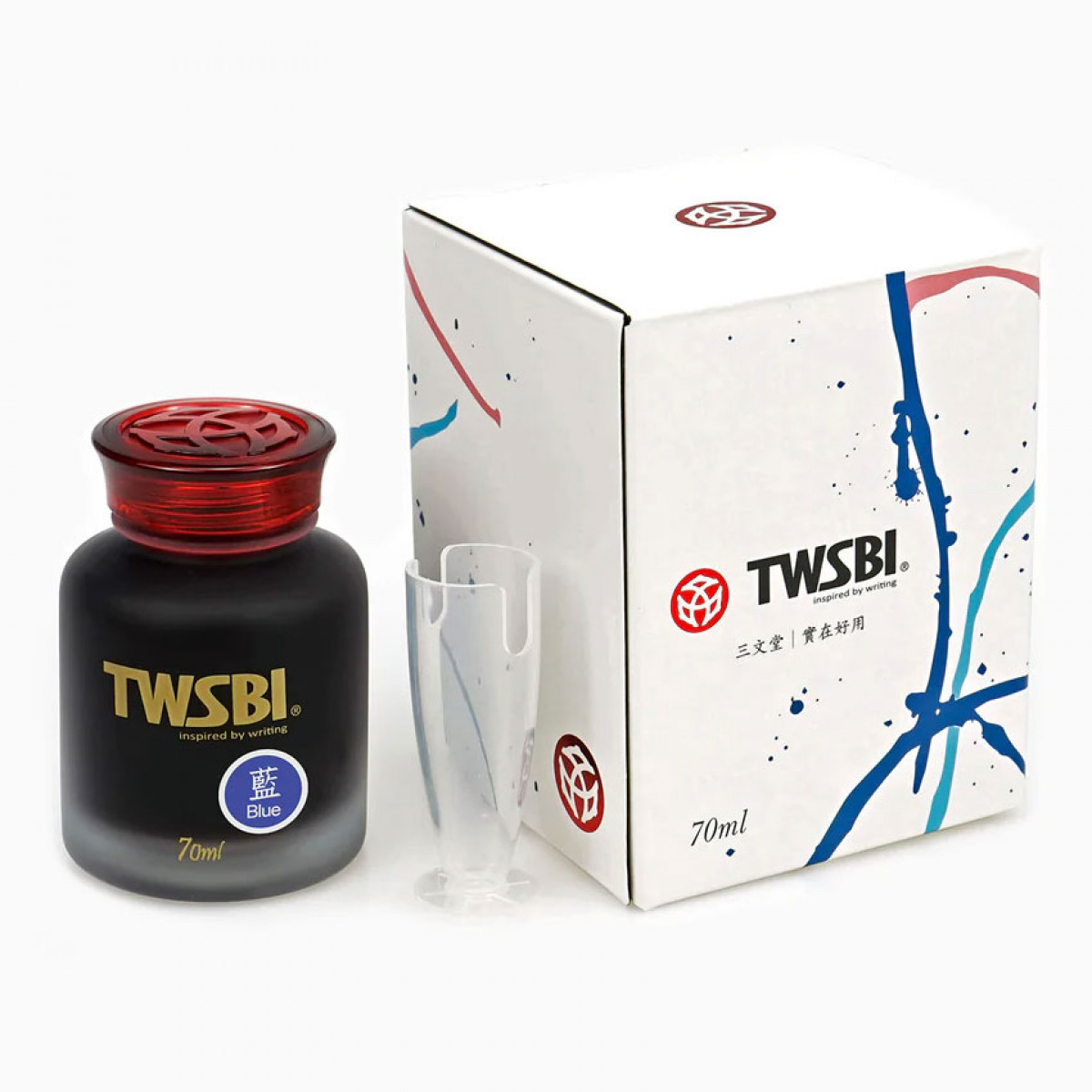 Флакон с чернилами для перьевой ручки TWSBI Sapphire Blue 70 мл, M2531170 Флакон с чернилами для перьевой ручки TWSBI Sapphire Blue 70 мл, артикул M2531170. Фото 1