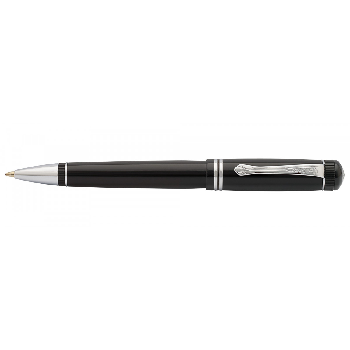 Шариковая ручка Kaweco DIA2 Black Chrome, артикул 10000564. Фото 1