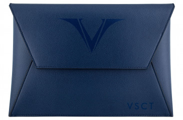 Кожаная папка-конверт А4 Visconti VSCT синяя