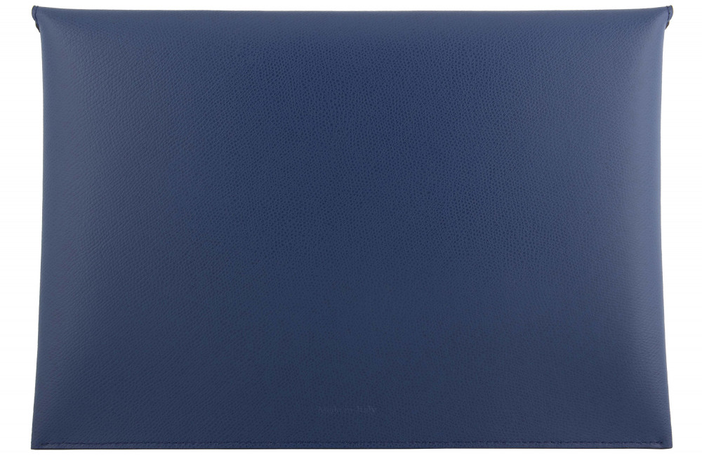 Кожаная папка-конверт А4 Visconti VSCT синяя, артикул KL02-02. Фото 2