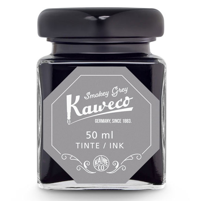 Флакон с чернилами для перьевой ручки Kaweco Smoky Grey 50 мл, 10002196 Флакон с чернилами для перьевой ручки Kaweco Smoky Grey 50 мл, артикул 10002196. Фото 1