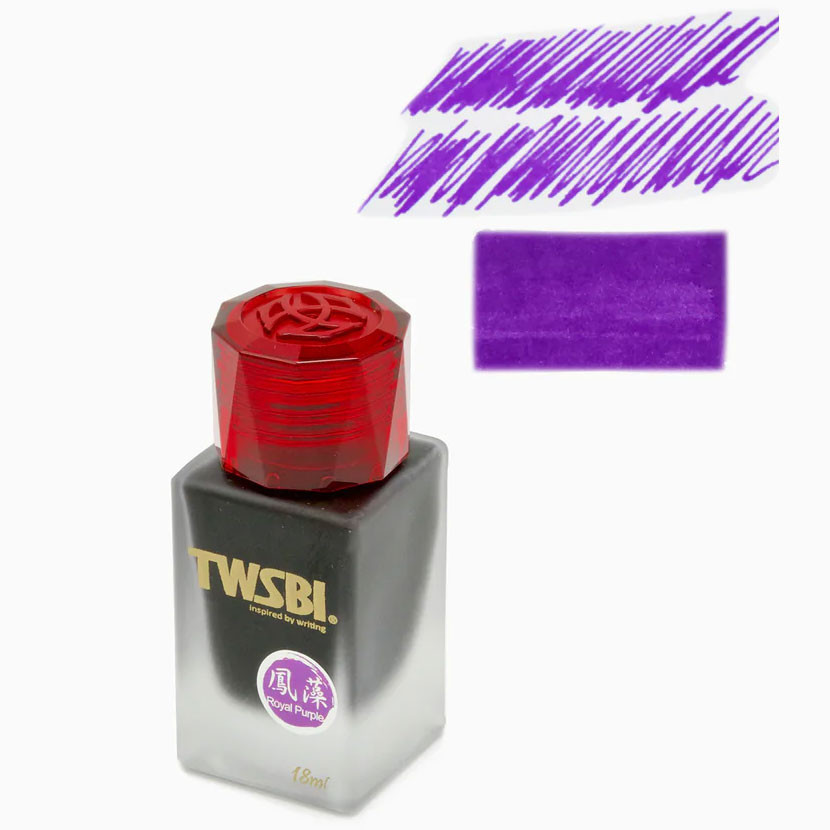 Флакон с чернилами для перьевой ручки TWSBI 1791 Royal Purple 18 мл, артикул M2531050. Фото 2