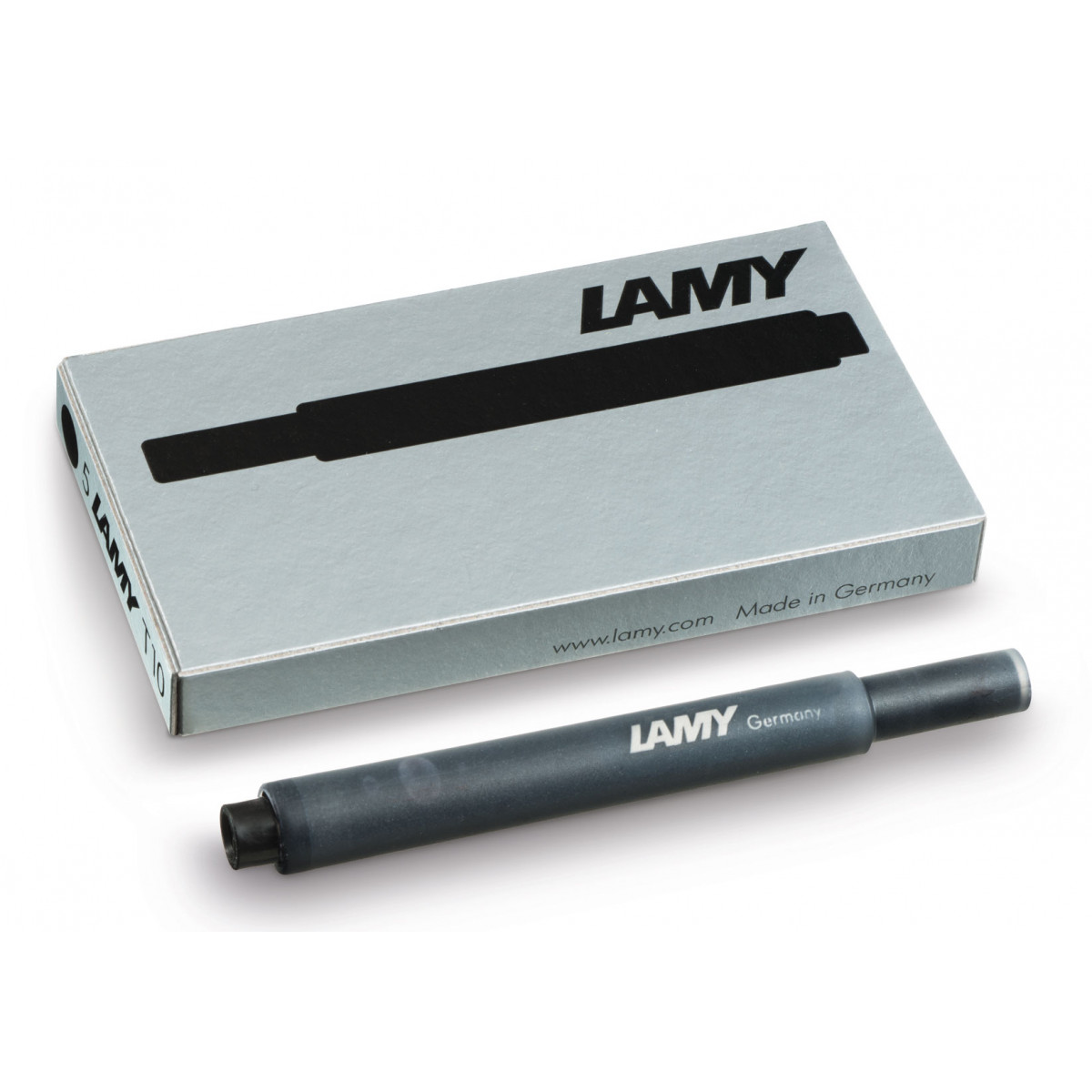 Картриджи с чернилами (5 шт) для перьевой ручки Lamy T10 черный, 1602075 Картриджи с чернилами (5 шт) для перьевой ручки Lamy T10 черный, артикул 1602075. Фото 1