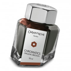 Флакон с чернилами Caran d'Ache Chromatics Organic Brown коричневый 50 мл