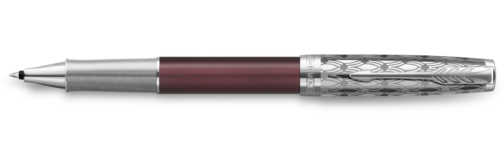 Ручка-роллер Parker Sonnet Premium Metal Red & Lacquer CT, артикул 2119782. Фото 1