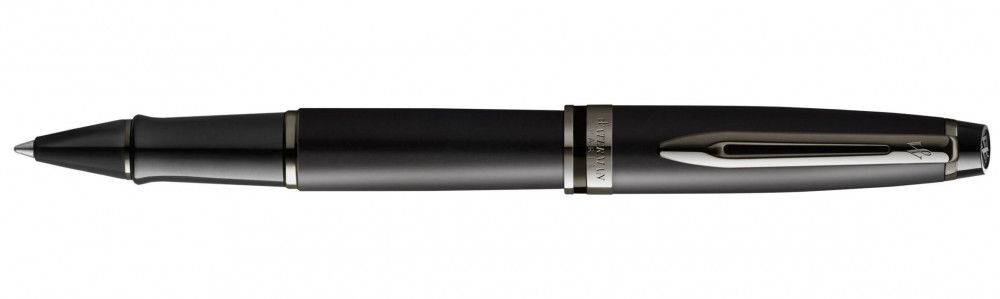 Ручка-роллер Waterman Expert Metallic Black RT, артикул 2119190. Фото 1