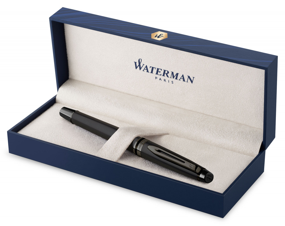 Ручка-роллер Waterman Expert Metallic Black RT, артикул 2119190. Фото 4