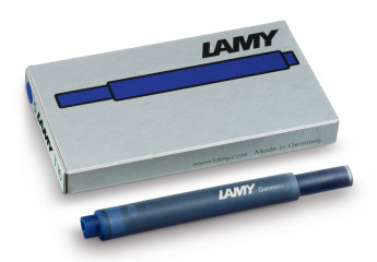 Картриджи с чернилами (5 шт) для перьевой ручки Lamy T10 сине-черный