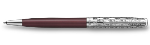 Шариковая ручка Parker Sonnet Premium Metal & Red Lacquer CT