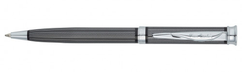 Шариковая ручка Pierre Cardin Tresor гравировка черный лак хром