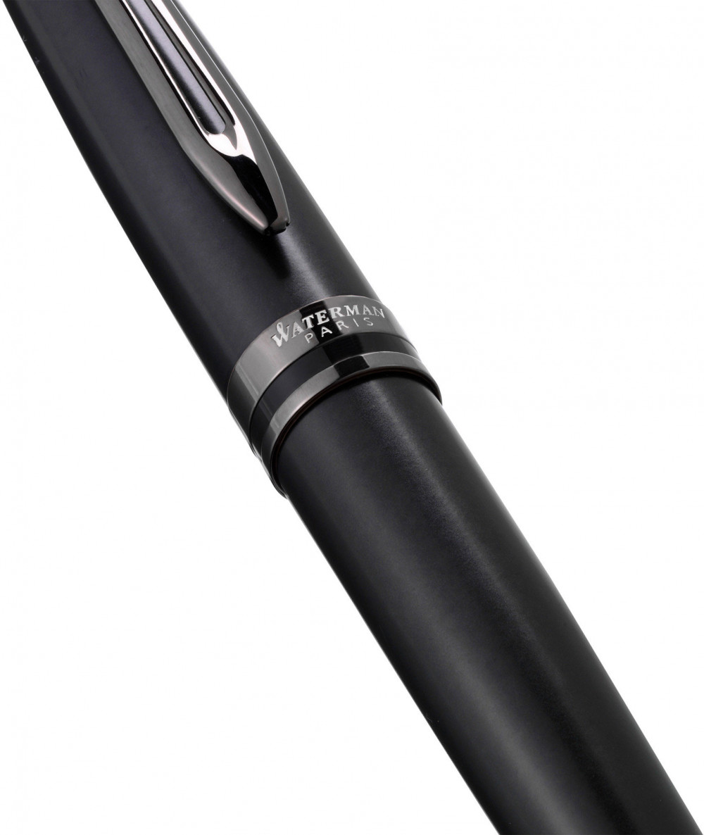 Шариковая ручка Waterman Expert Metallic Black RT, артикул 2119251. Фото 2