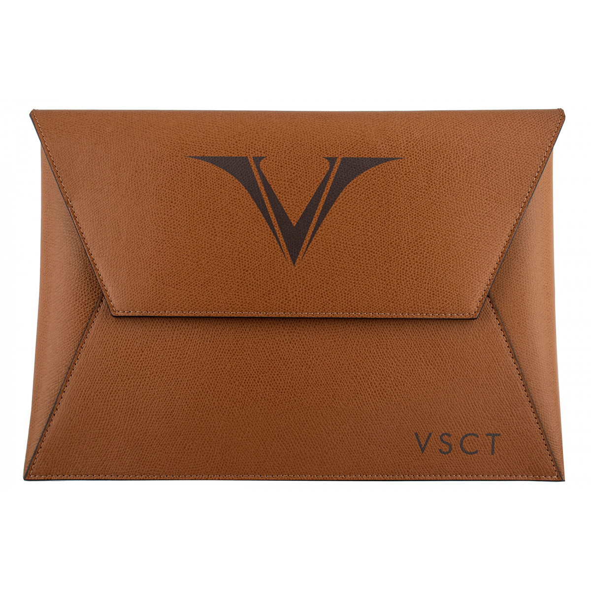 Кожаная папка-конверт А4 Visconti VSCT коньяк, артикул KL02-04. Фото 1