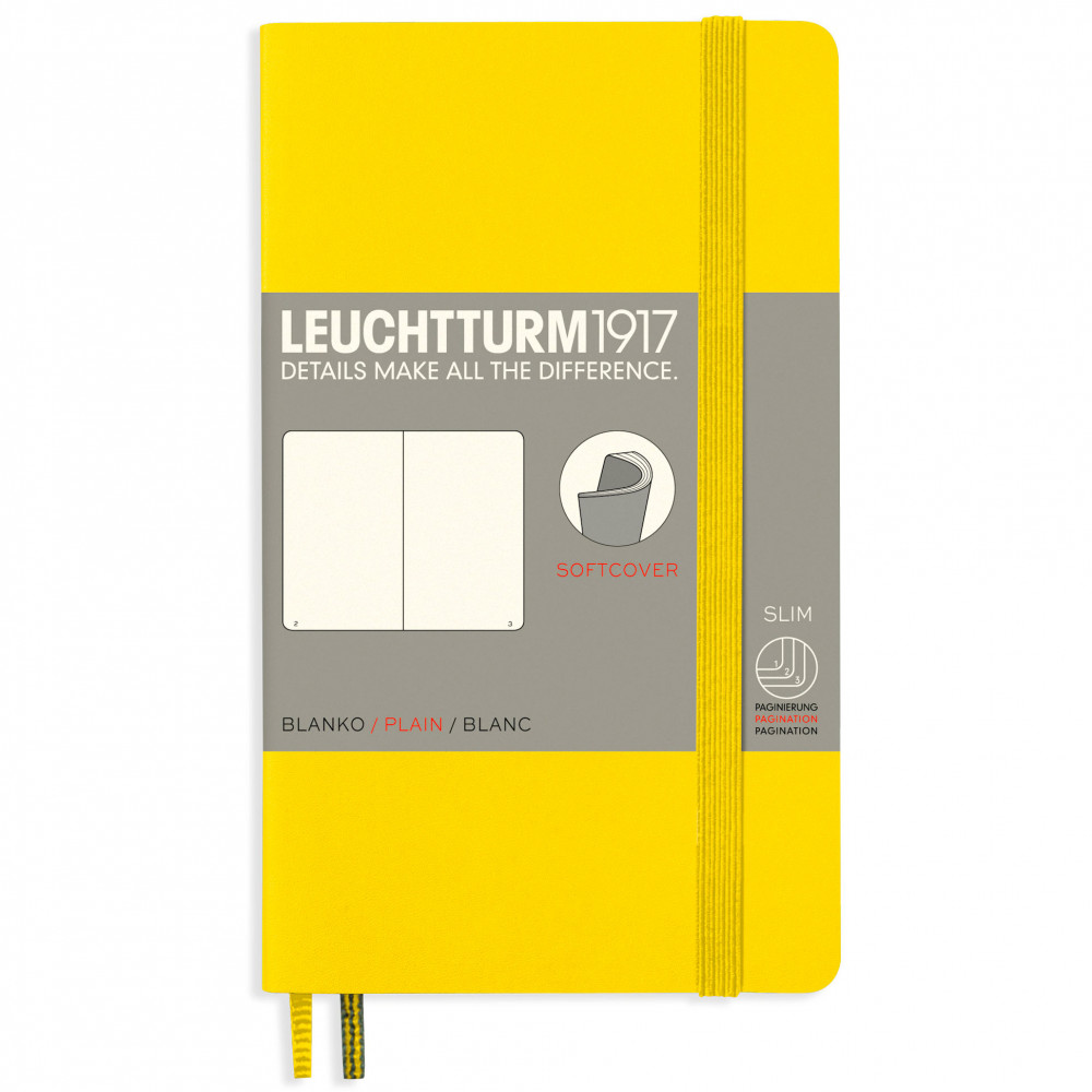 Записная книжка Leuchtturm Pocket A6 Lemon мягкая обложка 123 стр, артикул 355292. Фото 8