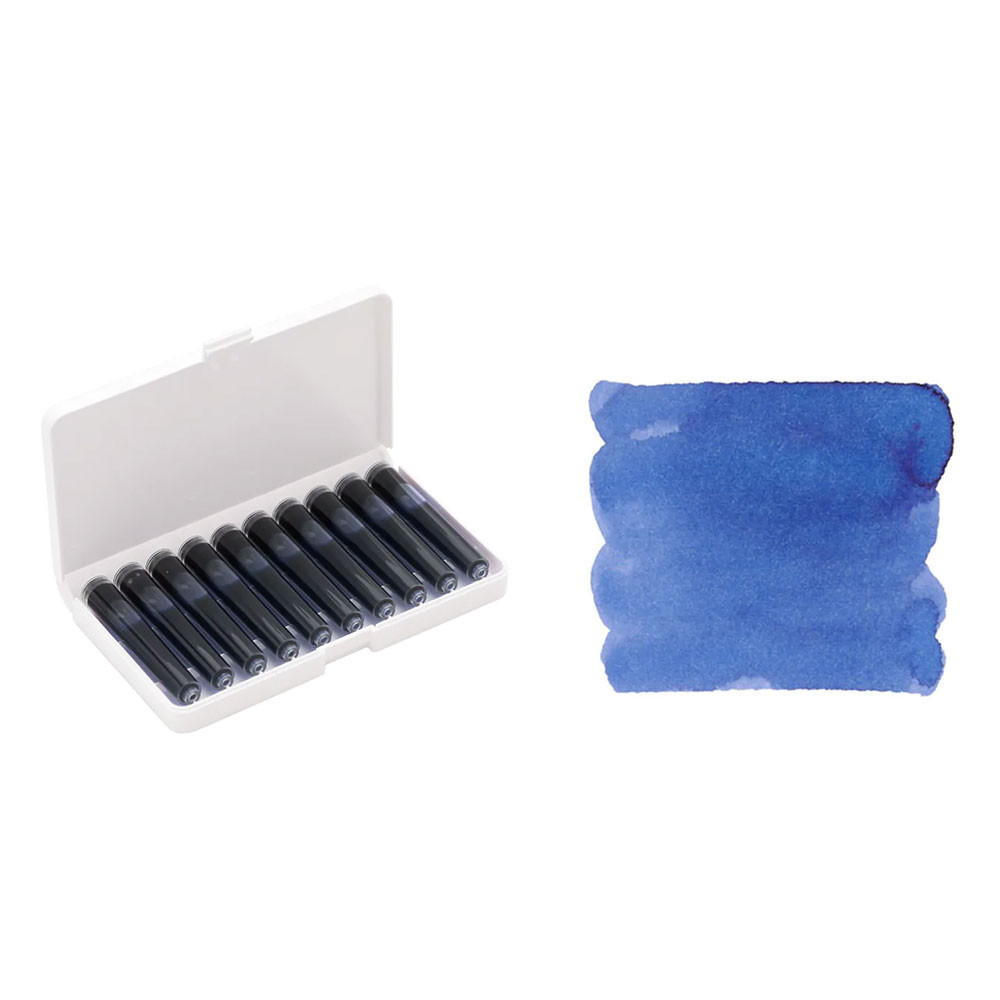 Картриджи с чернилами (10 шт) для перьевых ручек TWSBI Swipe синий, артикул M2531230. Фото 2