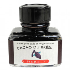 Флакон с чернилами Herbin Cacao du Bresil (серо-коричневый) 30 мл