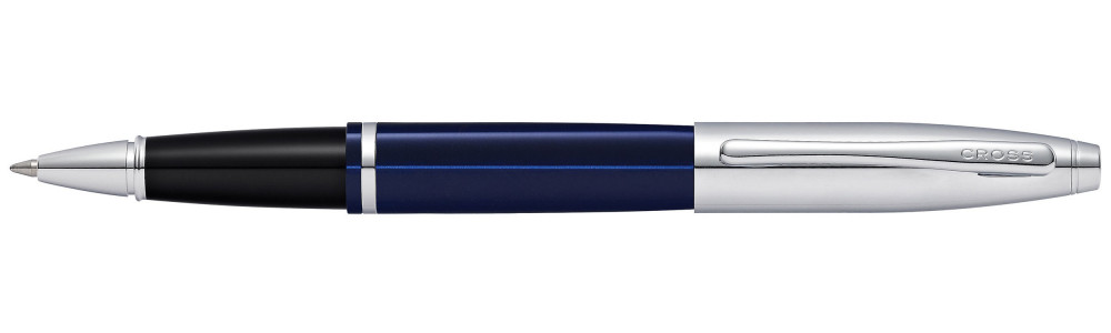 Ручка-роллер Cross Calais Chrome/Blue Lacquer, артикул AT0115-3. Фото 1