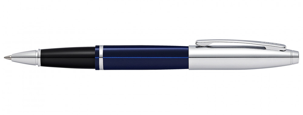 Ручка-роллер Cross Calais Chrome/Blue Lacquer, артикул AT0115-3. Фото 2