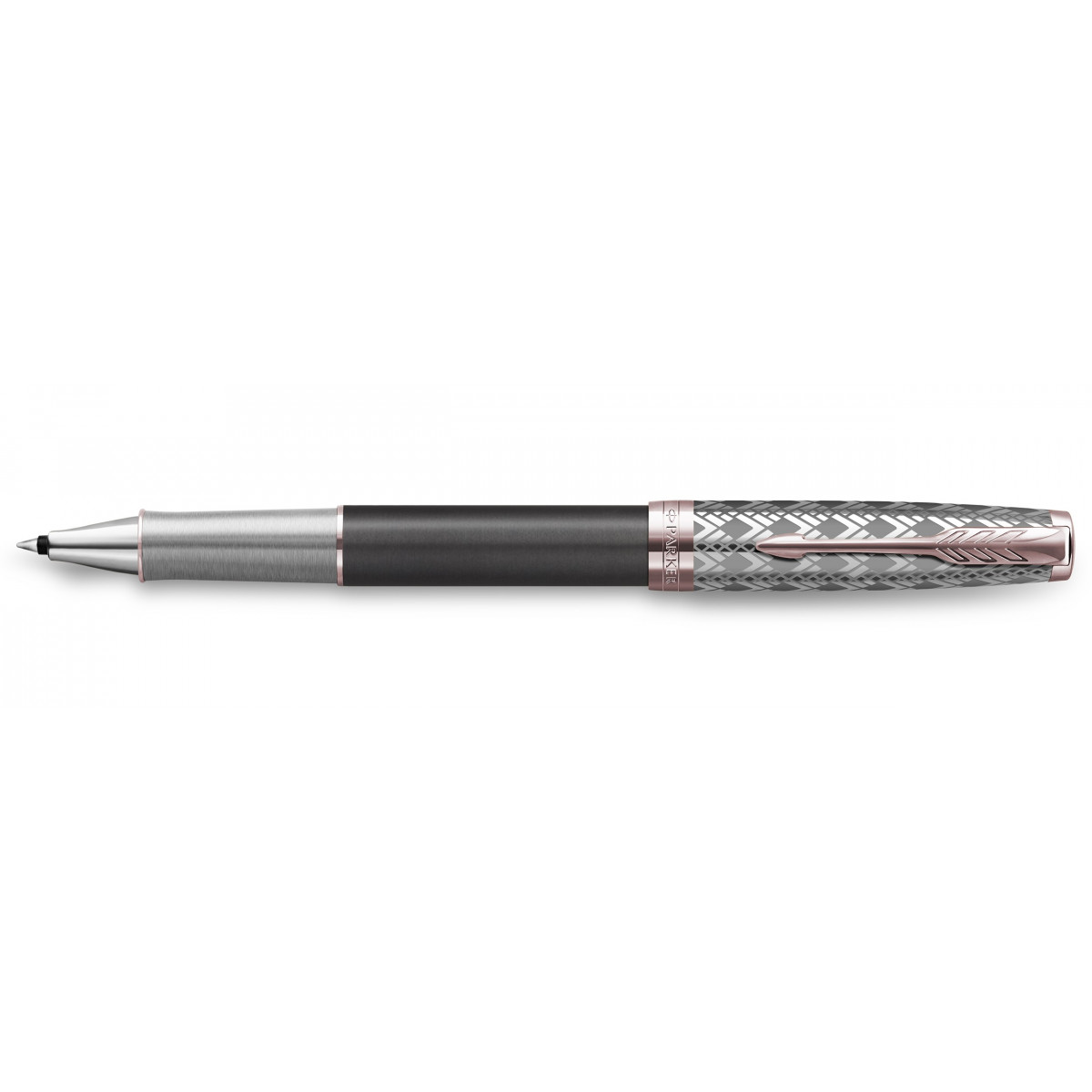 Ручка-роллер Parker Sonnet Premium Metal & Grey Lacquer PGT, 2119790 Ручка-роллер Parker Sonnet Premium Metal & Grey Lacquer PGT, артикул 2119790. Фото 1