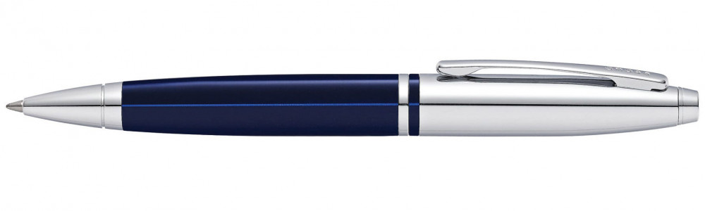 Шариковая ручка Cross Calais Chrome/Blue Lacquer, артикул AT0112-3. Фото 2