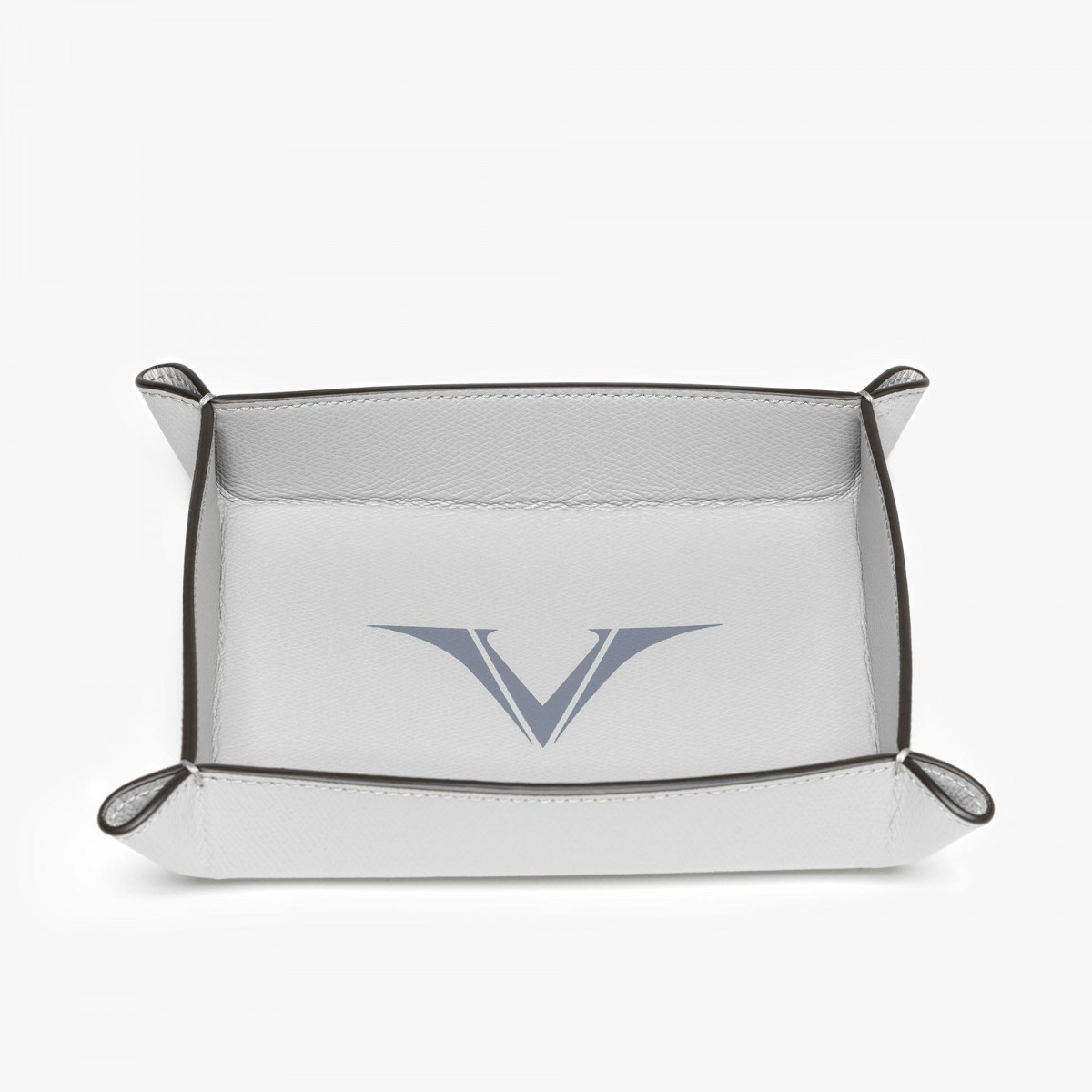 Кожаный лоток для аксессуаров Visconti VSCT серый, KL12-03 Кожаный лоток для аксессуаров Visconti VSCT серый, артикул KL12-03. Фото 1