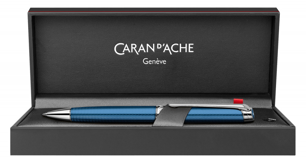 Шариковая ручка Caran d'Ache Leman Grand Blue SP, артикул 4789.168. Фото 2