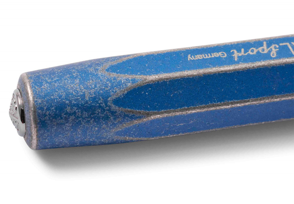 Перьевая ручка Kaweco AL Sport Stonewashed Blue, артикул 10000736. Фото 5