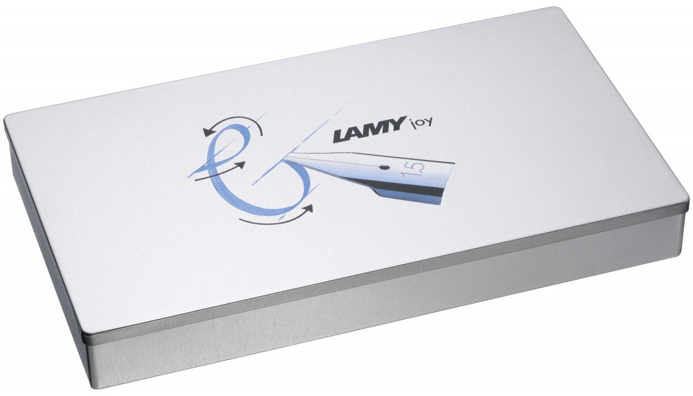 Набор для каллиграфии Lamy Joy Black Silver: перьевая ручка, набор перьев, картриджи, артикул 1617714. Фото 2