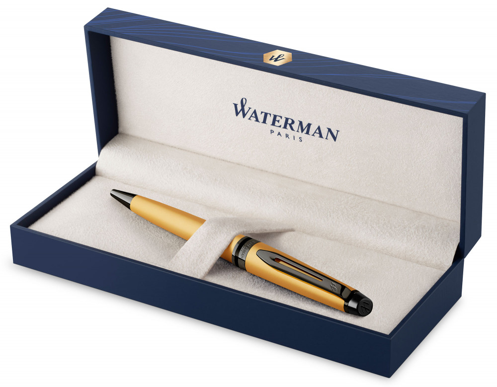 Шариковая ручка Waterman Expert Metallic Gold RT, артикул 2119260. Фото 3