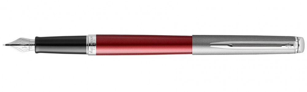 Перьевая ручка Waterman Hemisphere Entry Stainless Steel Red, артикул 2146623. Фото 1