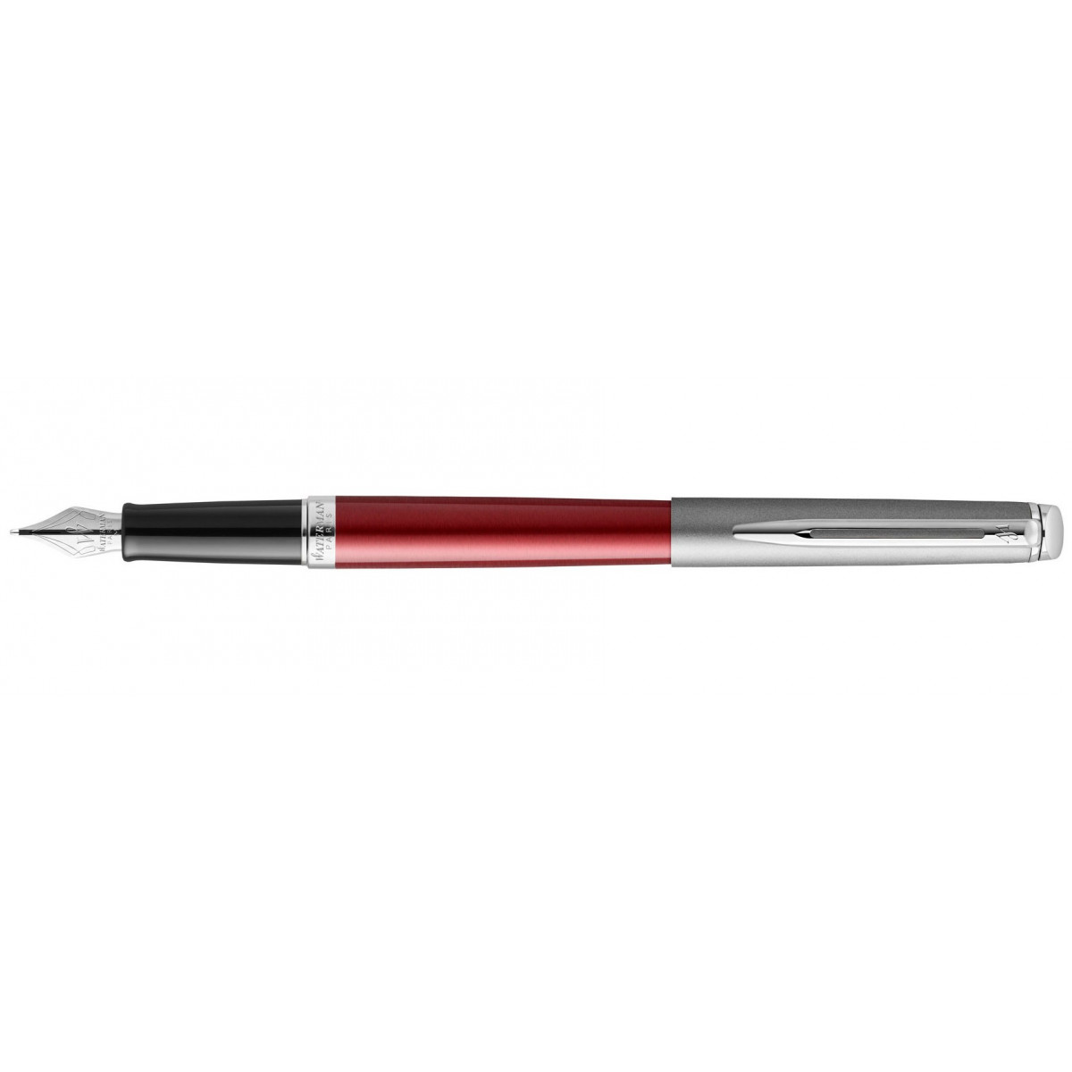 Перьевая ручка Waterman Hemisphere Entry Stainless Steel Red, 2146623 Перьевая ручка Waterman Hemisphere Entry Stainless Steel Red, артикул 2146623. Фото 1