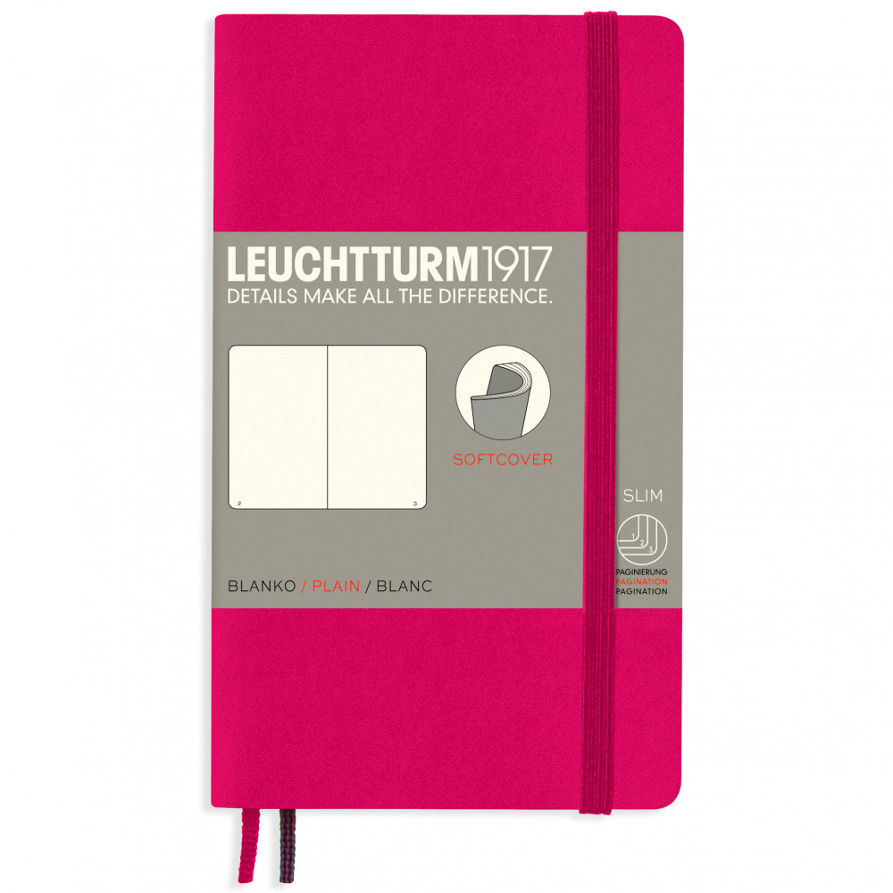 Записная книжка Leuchtturm Pocket A6 Berry мягкая обложка 123 стр, артикул 355286. Фото 8