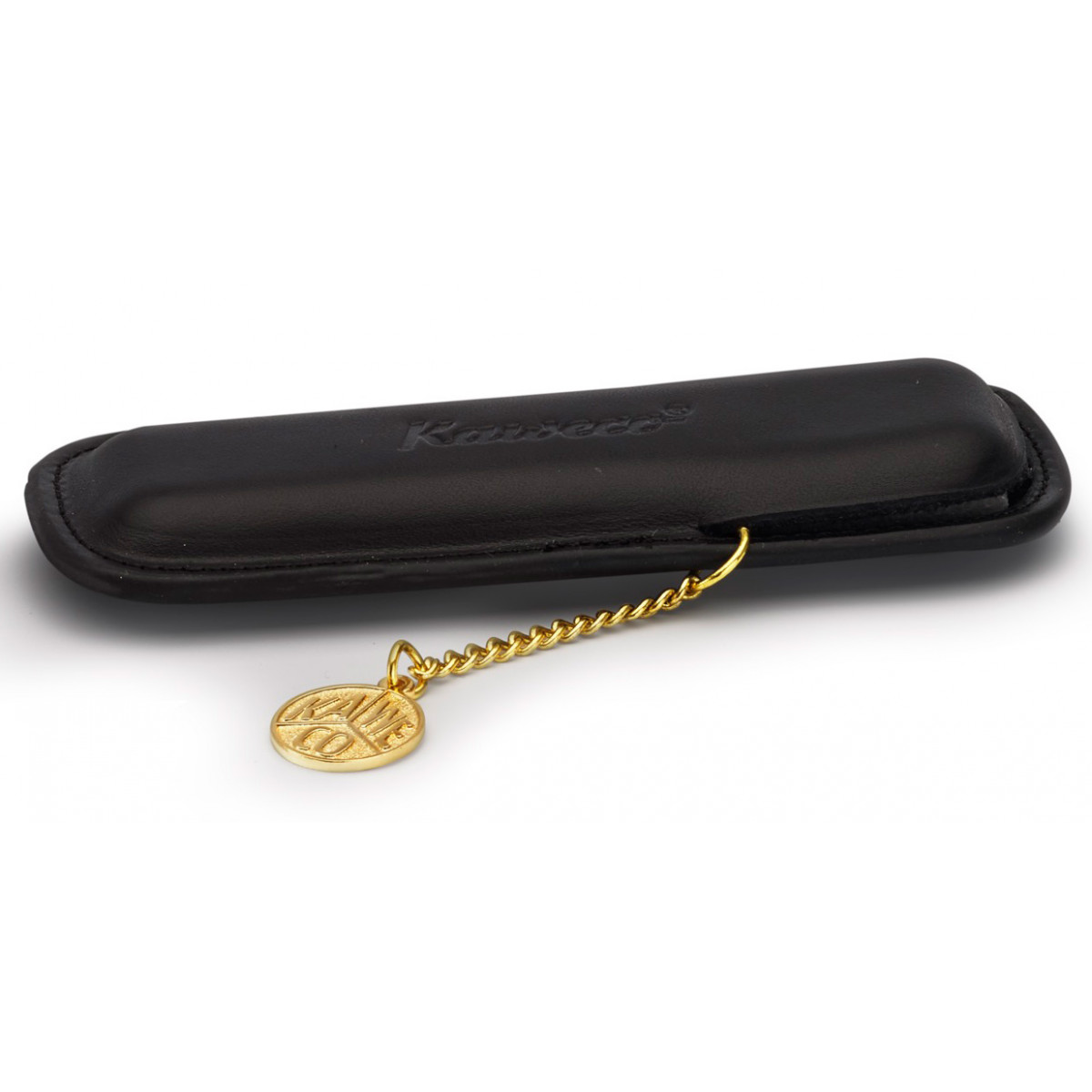 Кожаный чехол с цепочкой для двух ручек Kaweco Classic Sport черный, 10000233 Кожаный чехол с цепочкой для двух ручек Kaweco Classic Sport черный, артикул 10000233. Фото 1