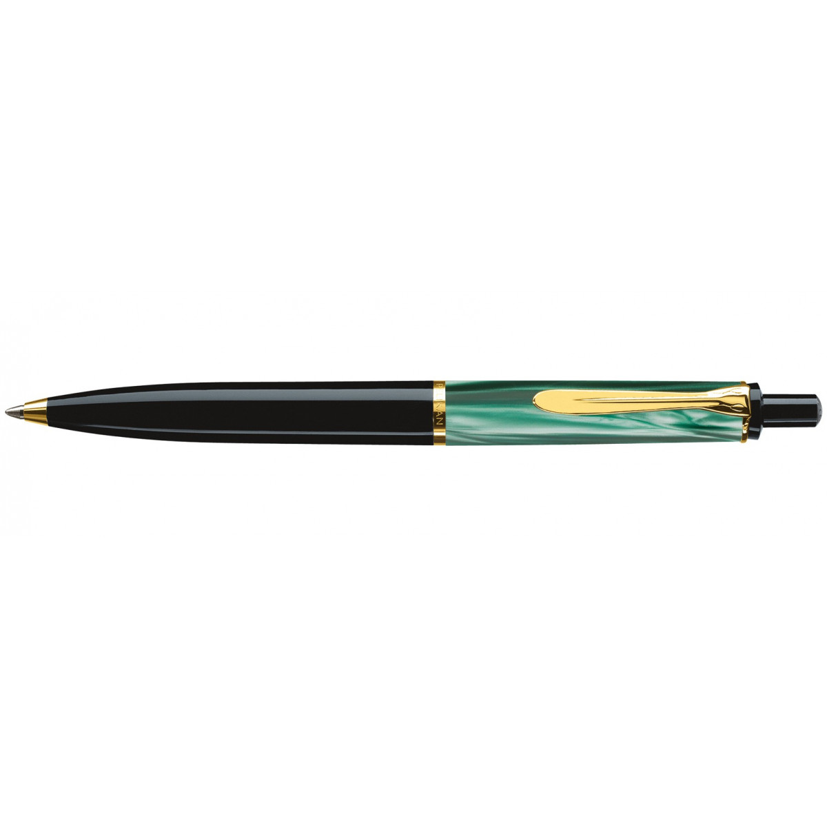 Шариковая ручка Pelikan Elegance Classic K200 Green-Marbled GT, 996694 Шариковая ручка Pelikan Elegance Classic K200 Green-Marbled GT, артикул 996694. Фото 1