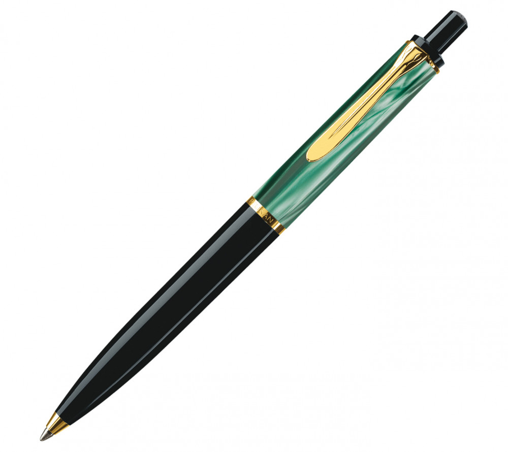 Шариковая ручка Pelikan Elegance Classic K200 Green-Marbled GT, артикул 996694. Фото 2