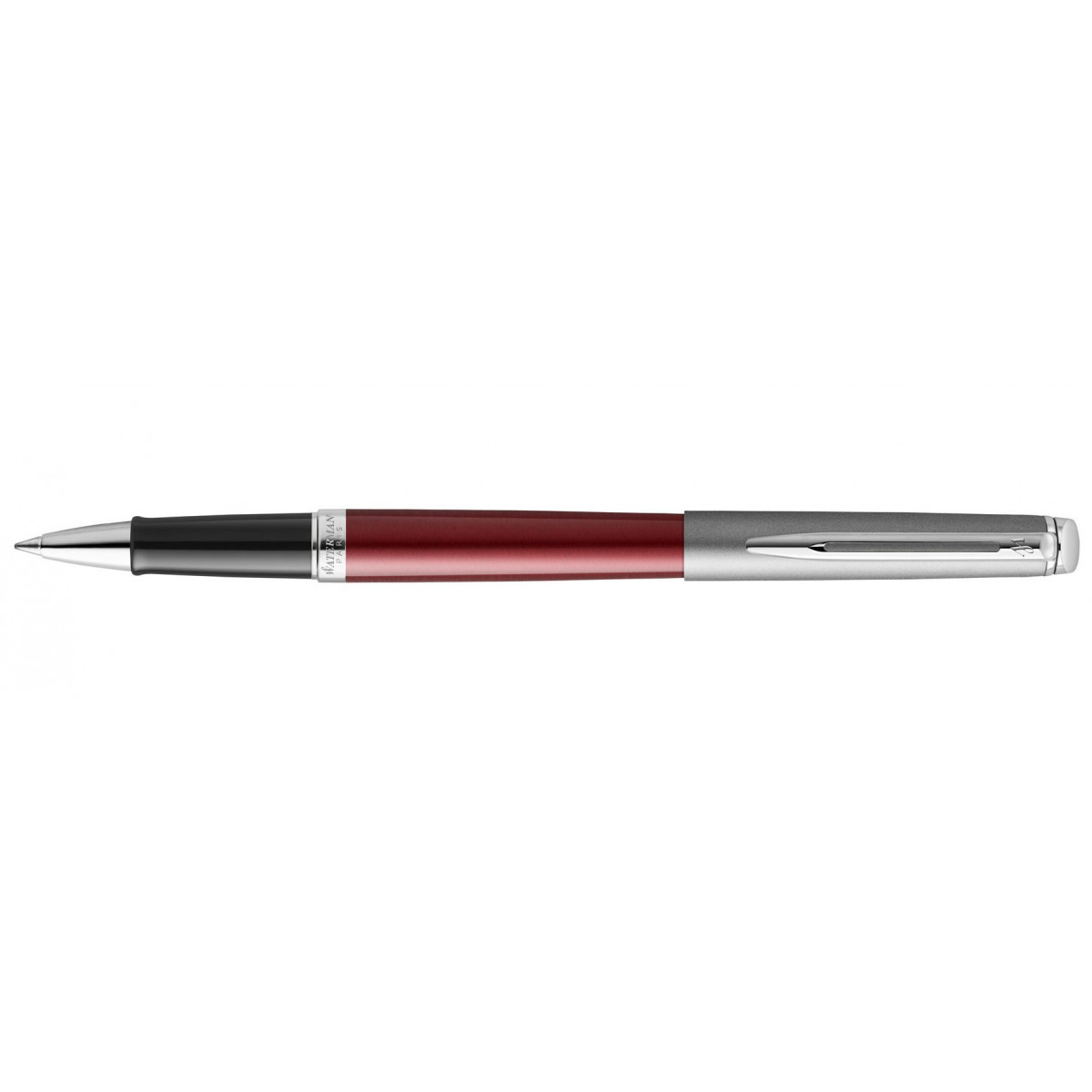 Ручка-роллер Waterman Hemisphere Entry Stainless Steel Red, 2146625 Ручка-роллер Waterman Hemisphere Entry Stainless Steel Red, артикул 2146625. Фото 1