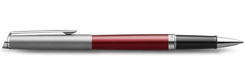 Ручка-роллер Waterman Hemisphere Entry Stainless Steel Red, артикул 2146625. Фото 3