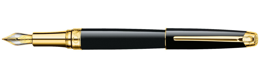 Перьевая ручка Caran d'Ache Leman Ebony Black Lacquer GP, артикул 4799.272. Фото 1