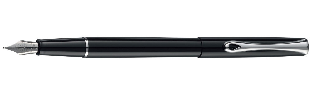 Перьевая ручка Diplomat Traveller Black Lacquer, артикул D10424950. Фото 1